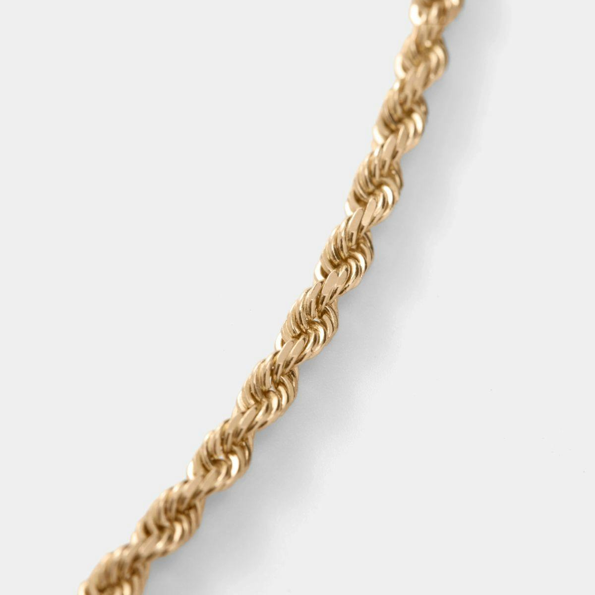 14k yellow gold rope chain